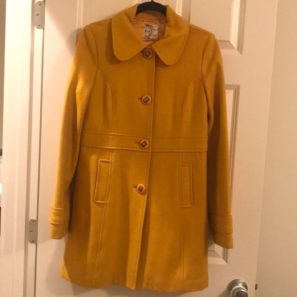 Tulle Wool Coat size M/L